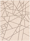 Sadie Abstract Silver-Black Area Rug - 7'10