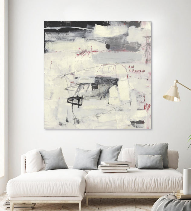 \"Structures From Silence\" Giant Art 72x72 Wall Art