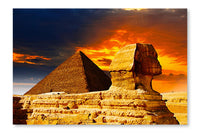 Great Sphinx 16x24 Wall Art Fabric Panel Without Frame