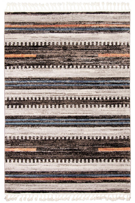 Vera Linear Multi-Colour Area Rug - 5'2\" x 7'5\"