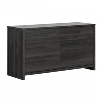 Tao 6-Drawer Double Dresser - Grey Oak 