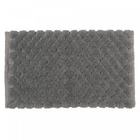 Handwoven Pompom Bathmat Grey 20 x 32 Bathmat