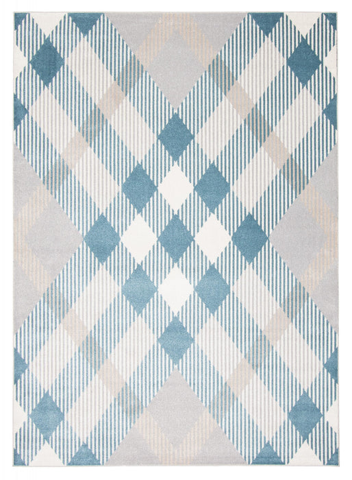Kors Grey Machine Washable Area Rug - 6'0\" x 9'0\"