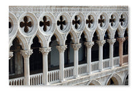 Doge's Palace Detail, Venice 28x42 Wall Art Fabric Panel Without Frame