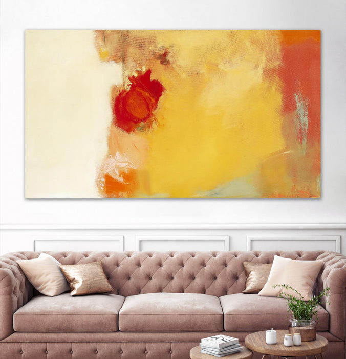 \" Red Note\" Giant Art 84x48 Wall Art