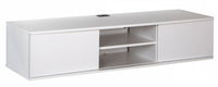 Agora Wall Mounted Media Console - Pure White 