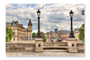 Paris Cityscape 24x36 Wall Art Fabric Panel Without Frame