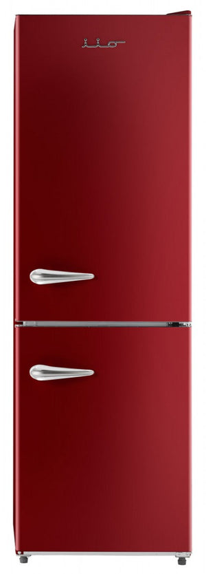 iio 11 Cu. Ft. Retro Refrigerator with Bottom Freezer in Red