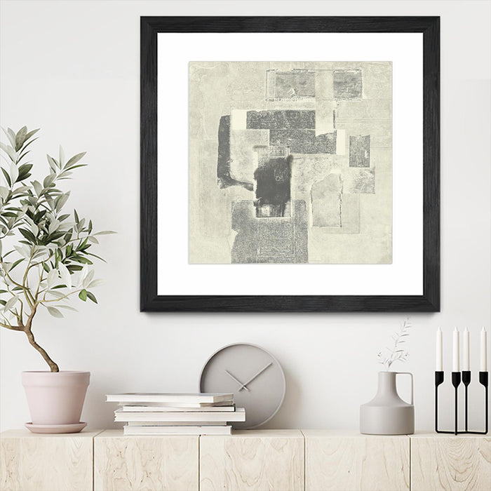 \"Camera Obscura\" Matted and Framed Black 36x36 Wall Art