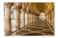 Arches in Piazza San Marco, Venezia 16x24 Wall Art Fabric Panel Without Frame