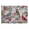 Tapestry Unbacked Placemat Birds on Branch - Set of 12