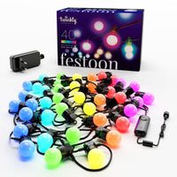 Twinkly Festoon Generation II 20 m 40 RGB LED String Lights 