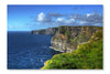 Cliffs on Ireland 16x24 Wall Art Fabric Panel Without Frame