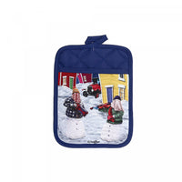 Potholder With Pocket Snowmers - Set of 6