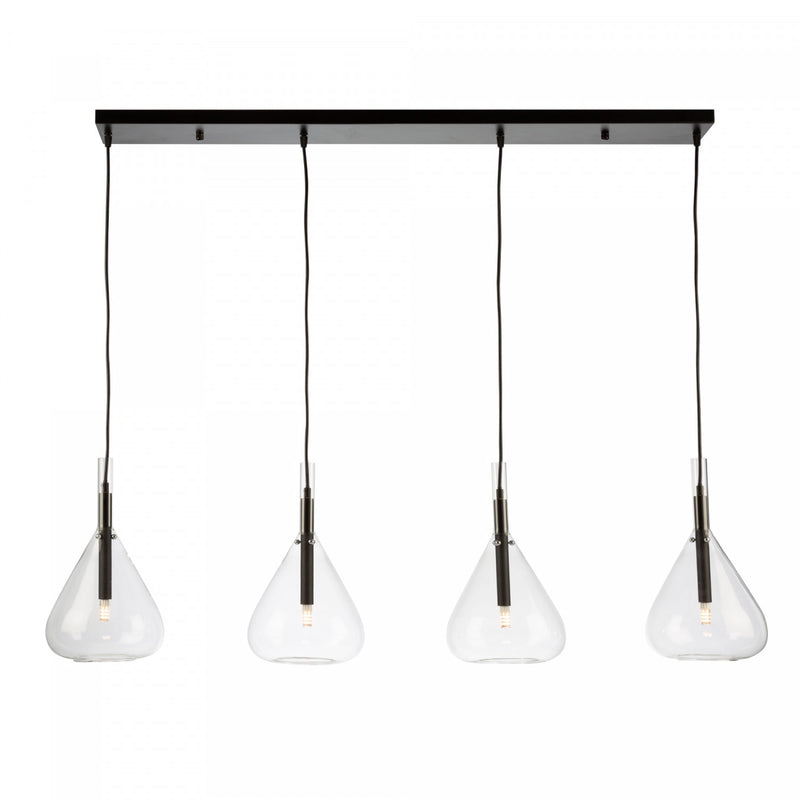 Conic 4-Light Black Ceiling Light - The Brick
