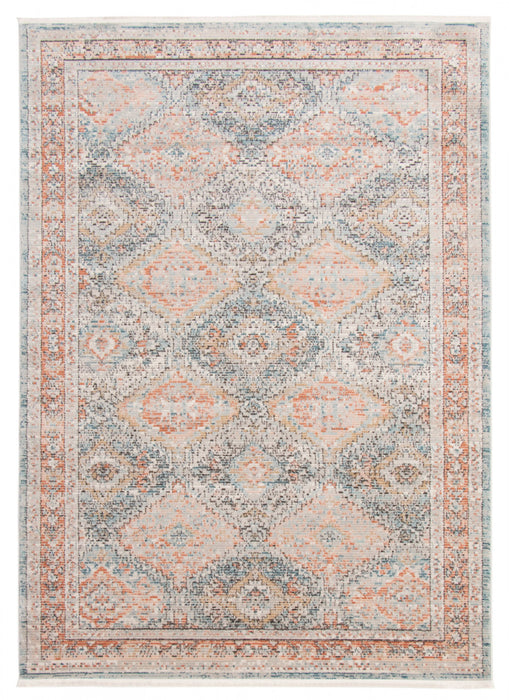 Leandra Copper/blue Rug 8'0\" X 10'0\" Area Rug