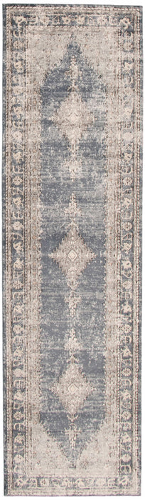 Octavian Bijar Blue Area Rug - 2'7\" x 8'2\"