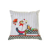 Polyester Digital Print Cushion Chef Serving Chicken 18 x 18 - Set of 2