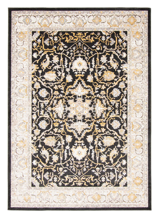 Legacy Black Machine Washable Area Rug - 3'0\" x 5'0\"