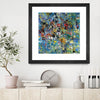 "Carpe Diem 2" Matted and Framed Black 36x36 Wall Art