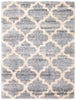 Dimity Grey/Light Blue Area Rug - 3'11" x 5'7"