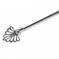 16/19mm Metal Drape Pole Set Crown - Nickel