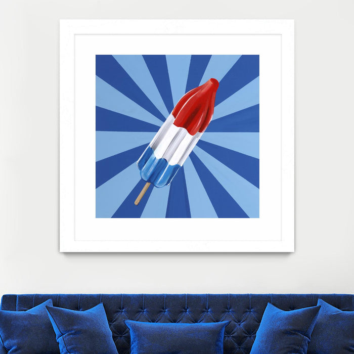 \"Daily Cravings Vi\" Matted and Framed White 30x30 Wall Art