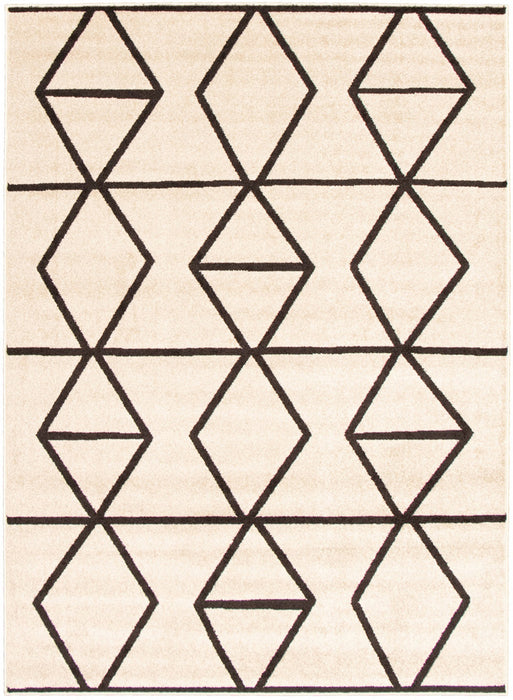 Anandi Ivory-Brown Area Rug - 3'11\" x 5'7\"