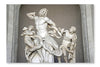 Laocoon  His Sons Statue in Vatican Museum 28x42 Wall Art Fabric Panel Without Frame