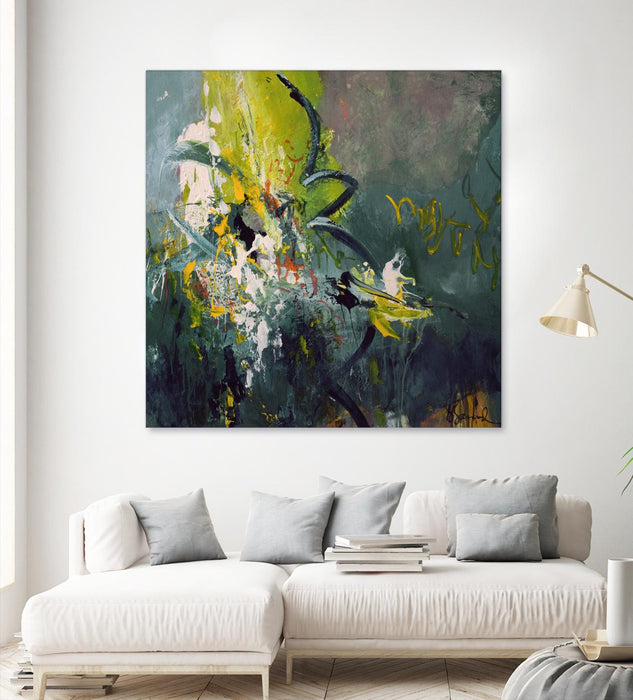 \"Happiness\" Giant Art 54x54 Wall Art