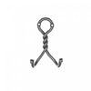 Double Twist Iron Wall Hook Antique Nickel - Set of 4 Hooks