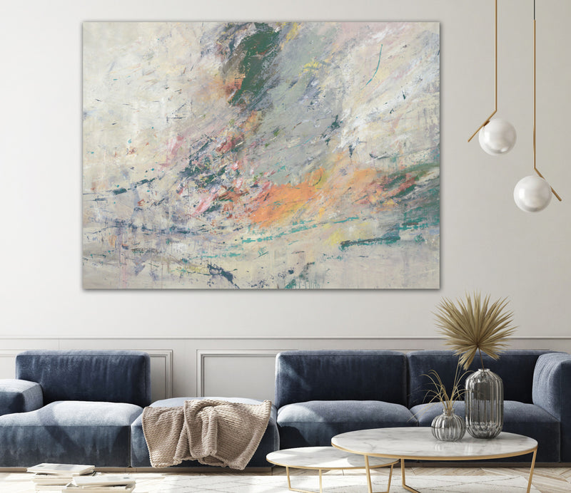 \"A Fabulous Finish Iv\" Giant Art 72x54 Wall Art