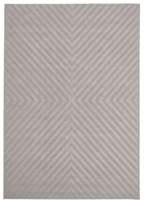 Dodie Grey 6'7\" x 9'6\" Area Rug