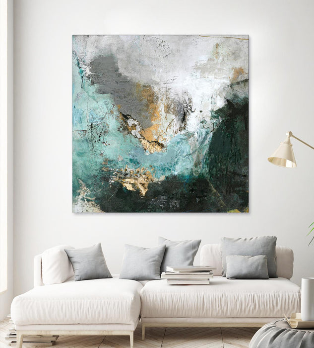 \"Arctic Green\" Giant Art 54x54 Wall Art