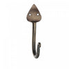 Single Spade Iron Wall Hook Antique Brass - Set of 4