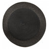 Vinyl Round Placemat with Black Border - Set of 12