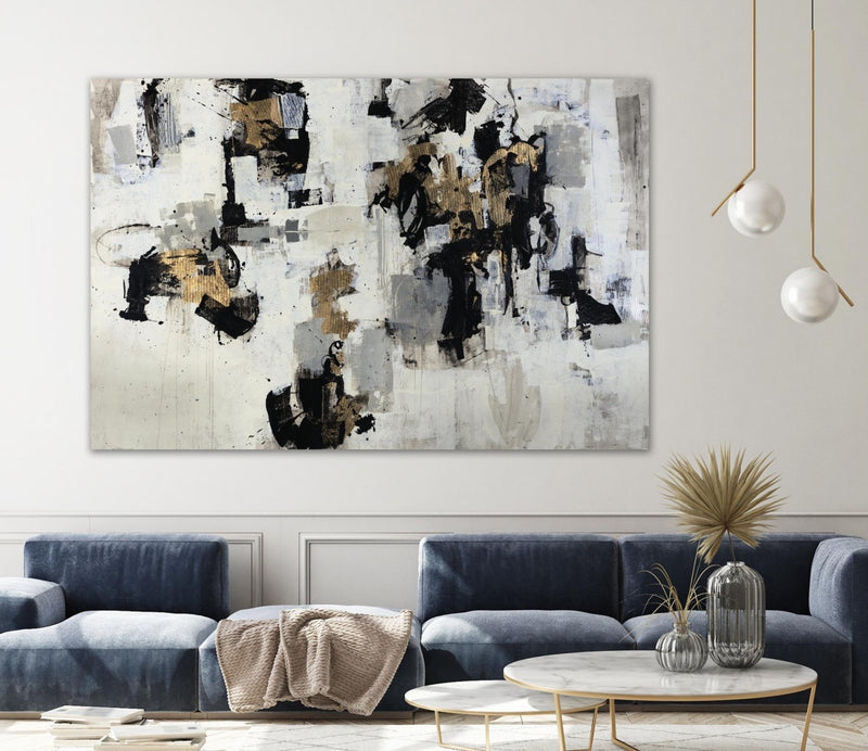 \"Gold Gloved Boxer\" Giant Art 84x54 Wall Art