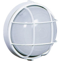 Marine 1-Light White Outdoor Wall Light III
