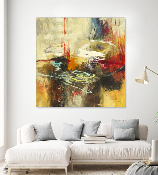 \"Instictual Beauty Ii\" Giant Art 72x72 Wall Art