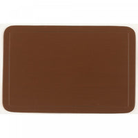 Plastic Placemat Chocolate - Set of 12