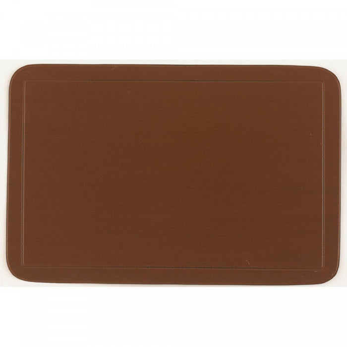 Plastic Placemat Chocolate - Set of 12
