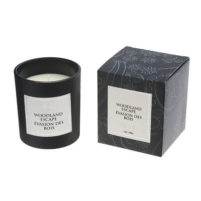 7 Oz Luxe Scented Candle in Gift Box Woodland Escape - Set of 2|Bougie parfumée de luxe de 7 oz à arôme d’évasion des bois dans une boîte cadeau - ensemble de 2