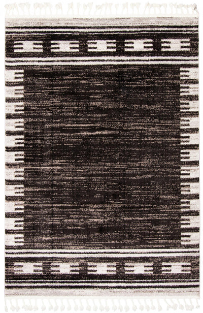 Vera Harmony Black Area Rug - 7'10" x 10'5"