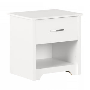 Fusion 1-Drawer Nightstand - Pure White