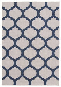 Sophie Grey-Navy Area Rug - 6'7