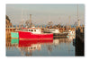 Lobster Trawlers 28x42 Wall Art Frame And Fabric Panel