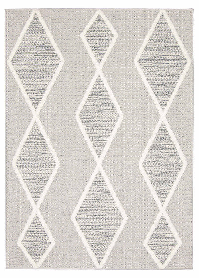 Ebba Grey Area Rug - 6'7" x 9'6"