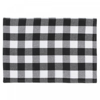 Cotton Placemat White Buffalo - Set of 12