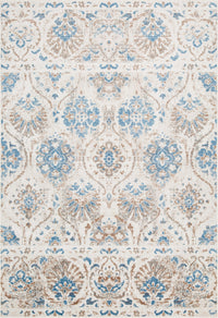 Shi Flora Blue 3x5 Area Rug