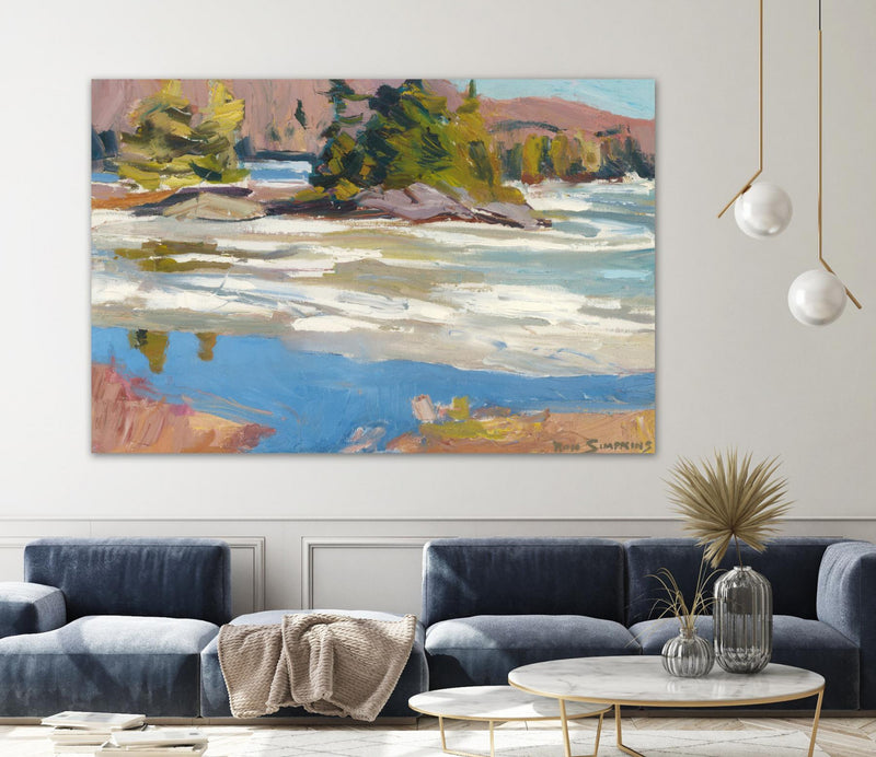 \"Little Running River\" Giant Art 72x48 Wall Art